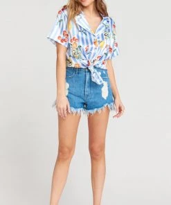 Show Me Your Mumu Slumber PJ Set ~ Fruit Basket Stripe