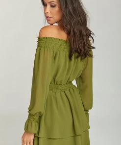 Show Me Your Mumu Esmeralda Dress ~ Dusty Olive Chiffon Clothes 11 Show Me Your Mumu Esmeralda Dress ~ Dusty Olive Chiffon Clothes