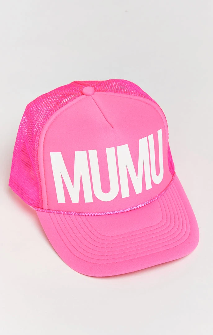 Show Me Your Mumu Mumu Trucker Hat ~ Neon Pink 5 Show Me Your Mumu Mumu Trucker Hat ~ Neon Pink