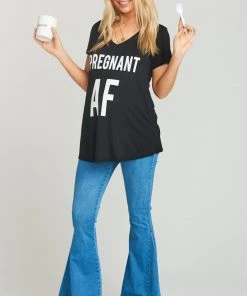 Show Me Your Mumu Maternity Berkeley Bells ~ Light Ocean