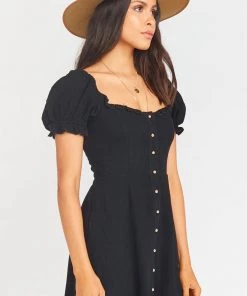 Show Me Your Mumu Napoli Dress ~ Black Linen 8 Show Me Your Mumu Napoli Dress ~ Black Linen