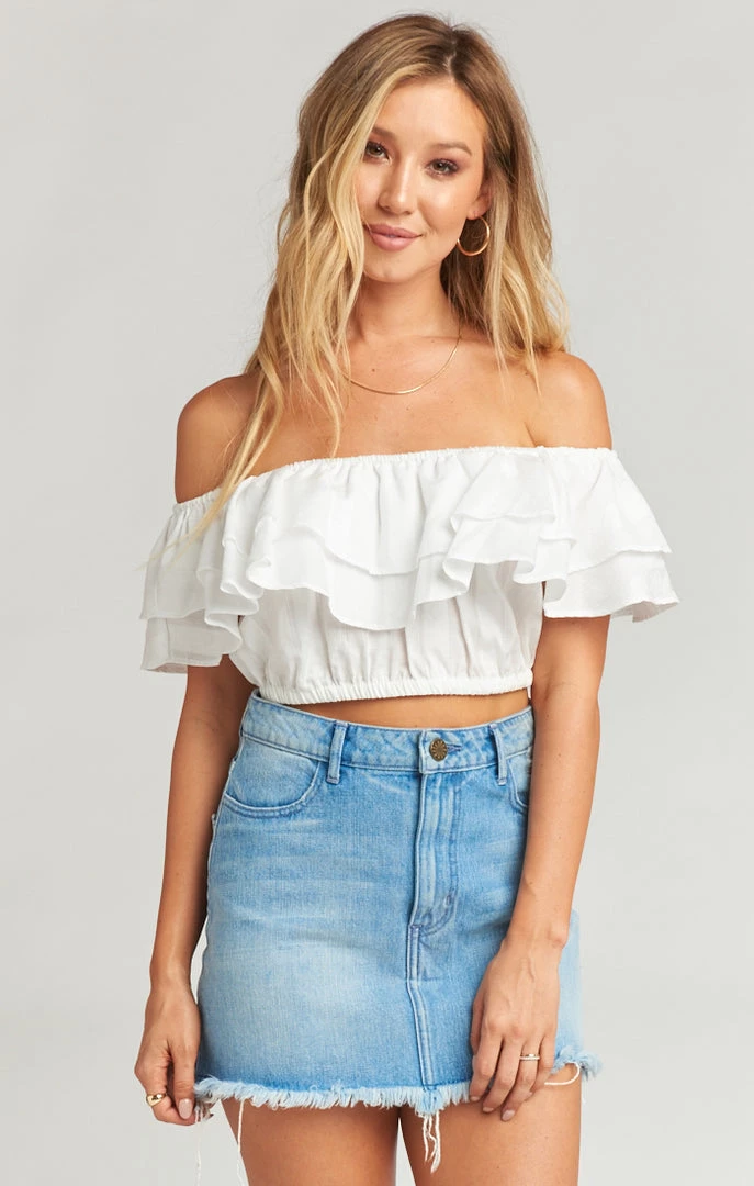 Show Me Your Mumu Denim Atlanta A Line Skirt ~ Brook 11 Show Me Your Mumu Denim Atlanta A Line Skirt ~ Brook