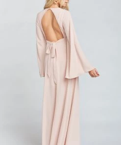 Show Me Your Mumu Venus Long Sleeve Flare Dress ~ Dusty Blush Crisp Bridesmaids Dresses 9 Show Me Your Mumu Venus Long Sleeve Flare Dress ~ Dusty Blush Crisp Bridesmaids Dresses