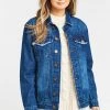 Show Me Your Mumu Drine Denim Jacket ~ Mediterranean