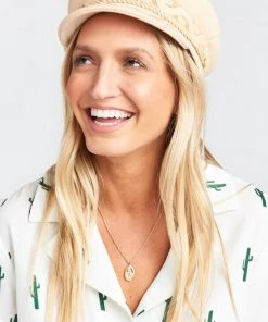 Show Me Your Mumu Lack Of Color ~ Riviera Cap ~ Blonde Accessories