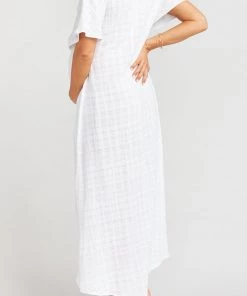 Show Me Your Mumu Get Twisted Maxi Dress ~ Sand Dollar Gauze