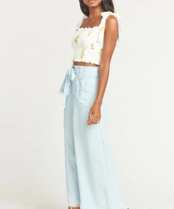 Show Me Your Mumu Denim Lasso Pants ~ Shore Chambray