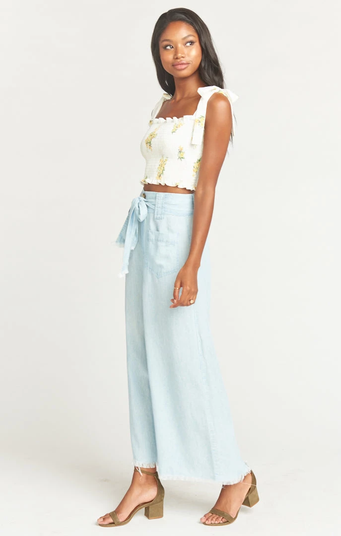 Show Me Your Mumu Denim Lasso Pants ~ Shore Chambray 4 Show Me Your Mumu Denim Lasso Pants ~ Shore Chambray