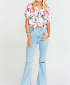 Show Me Your Mumu Clothes Piper PJ Set With Eye Mask ~ Sweet Floral