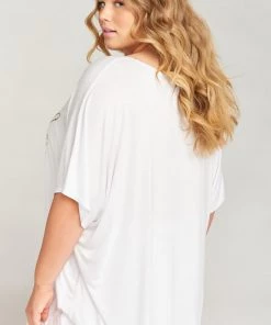 Show Me Your Mumu Benji Tunic Sleep Set ~ Bridal White