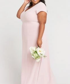 Show Me Your Mumu Bridesmaids Dresses Geneva Gown ~ Vintage Rose Stretch Crepe 16 Show Me Your Mumu Bridesmaids Dresses Geneva Gown ~ Vintage Rose Stretch Crepe