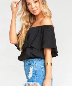 Show Me Your Mumu Clothes Bungalow Bubble ~ Black Crepe 9 Show Me Your Mumu Clothes Bungalow Bubble ~ Black Crepe