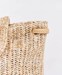 Show Me Your Mumu Cecilia Straw Backpack ~ Beige