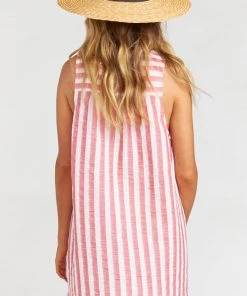Show Me Your Mumu Wendy Tunic Dress ~ Dock Stripe Red Maternity