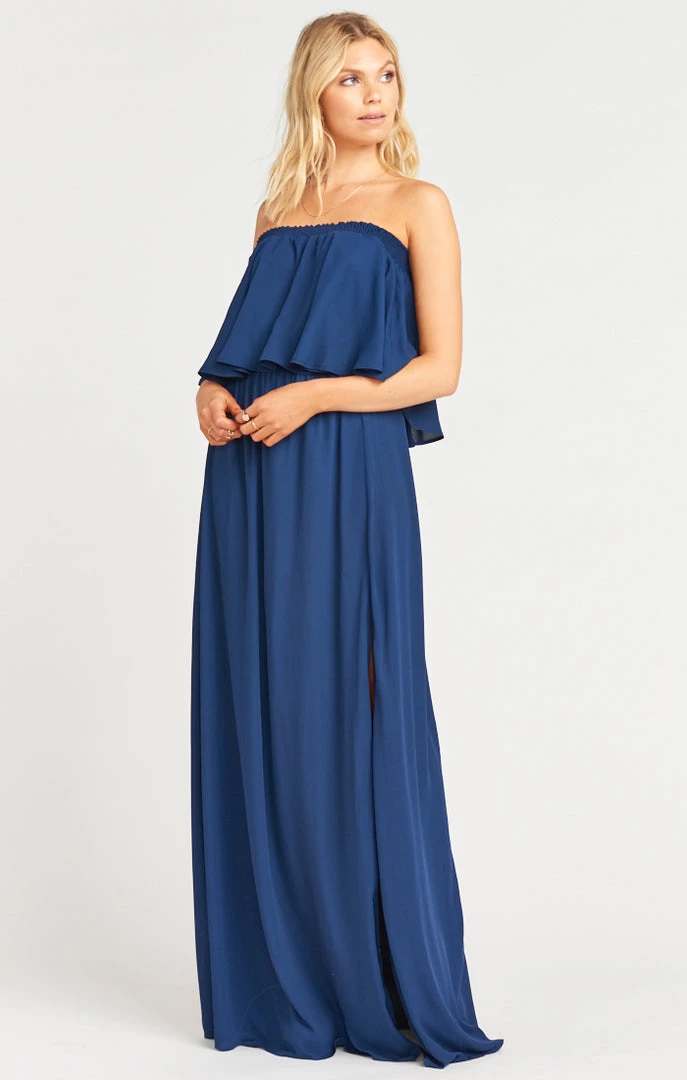 Show Me Your Mumu Hacienda Maxi Dress With Short Lining ~ Rich Navy Crisp Bridesmaids Dresses 7 Show Me Your Mumu Hacienda Maxi Dress With Short Lining ~ Rich Navy Crisp Bridesmaids Dresses