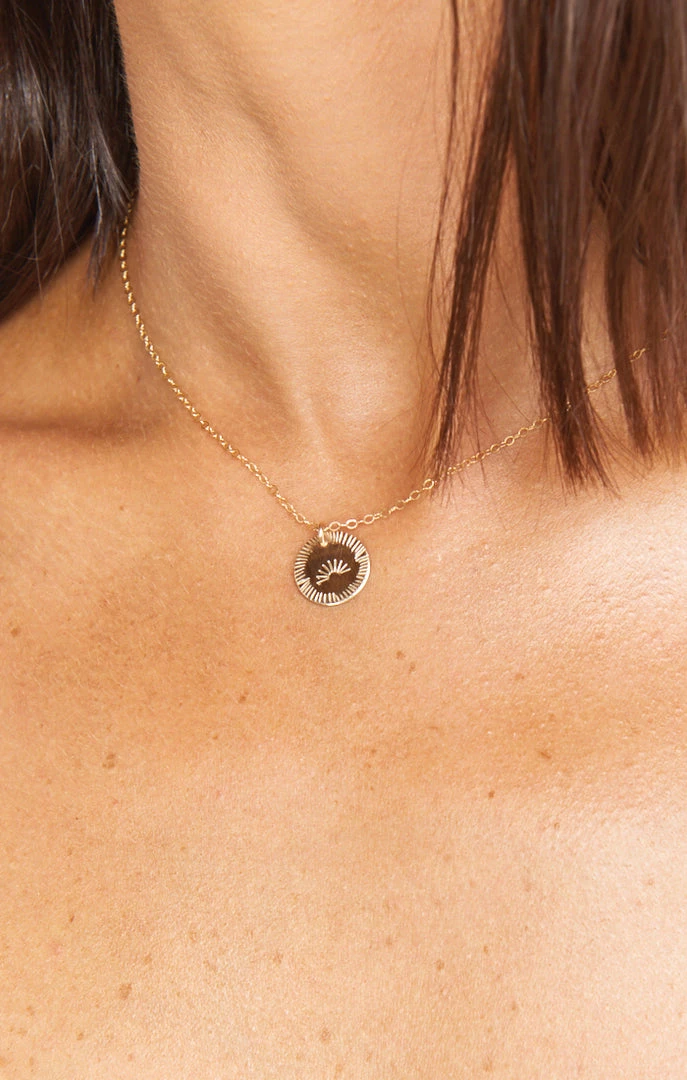 Show Me Your Mumu Paradigm Sun Stamp Coin Necklace ~ Gold 5 Show Me Your Mumu Paradigm Sun Stamp Coin Necklace ~ Gold