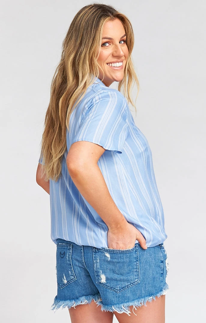 Show Me Your Mumu Lanai Top ~ Sidewalk Stripe Periwinkle 10 Show Me Your Mumu Lanai Top ~ Sidewalk Stripe Periwinkle