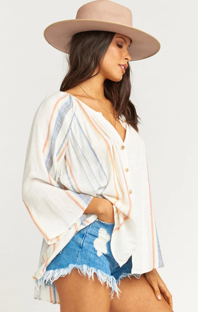 Show Me Your Mumu Clothes Catalina Cup Tunic ~ Desert Dreaming Stripe 4 Show Me Your Mumu Clothes Catalina Cup Tunic ~ Desert Dreaming Stripe