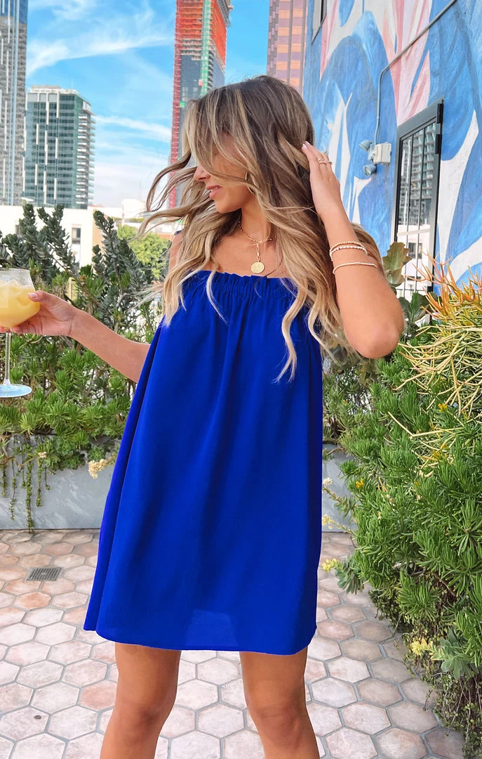 Show Me Your Mumu Angel Mini Dress ~ Bright Blue 6 Show Me Your Mumu Angel Mini Dress ~ Bright Blue