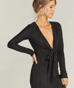 Show Me Your Mumu Monroe Dress ~ Silky Scrunch Black Clothes