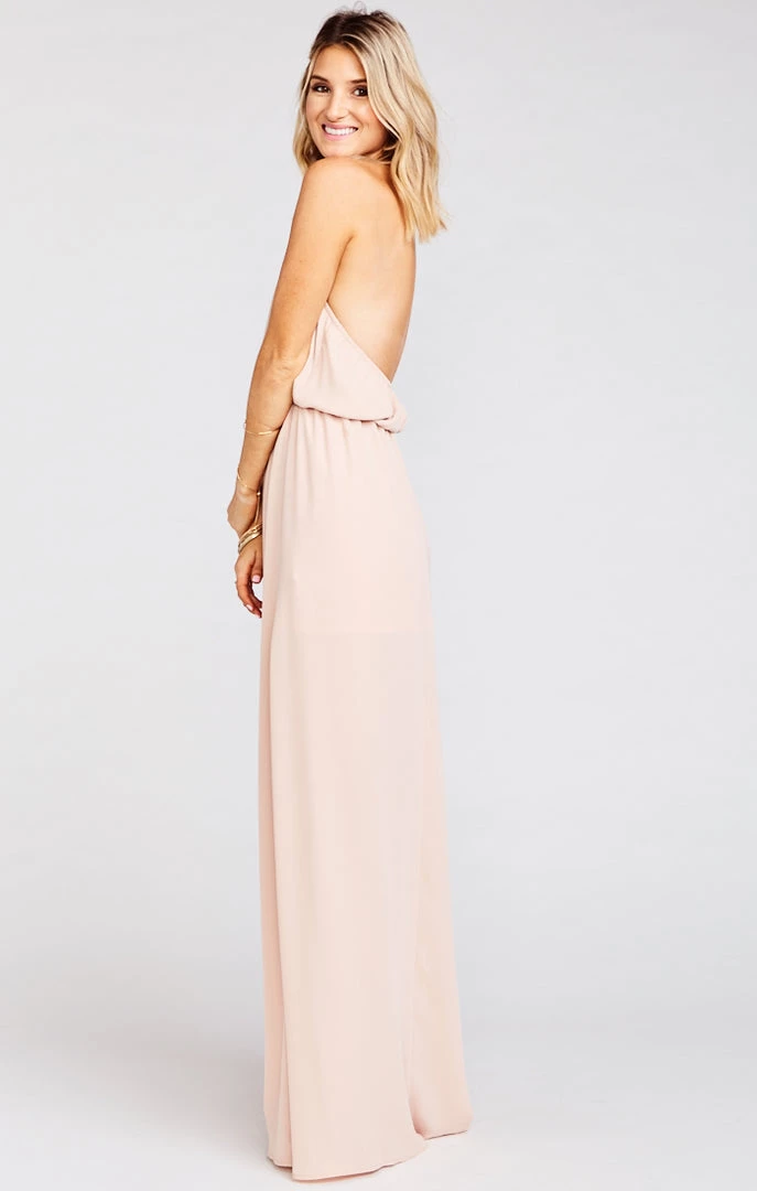 Show Me Your Mumu Heather Halter Dress ~ Dusty Blush Crisp 4 Show Me Your Mumu Heather Halter Dress ~ Dusty Blush Crisp