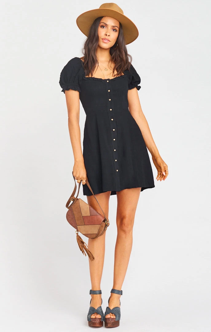 Show Me Your Mumu Napoli Dress ~ Black Linen 7 Show Me Your Mumu Napoli Dress ~ Black Linen