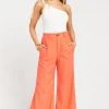 Show Me Your Mumu Mason Trousers ~ Coral Linen