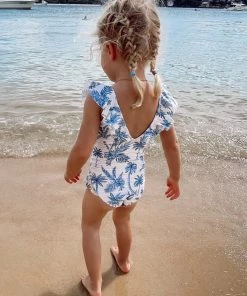 Show Me Your Mumu Madeline One Piece ~ Blue Lagoon Palm