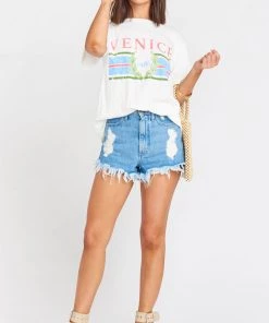 Show Me Your Mumu Sweaters Travis Tee ~ Venice 1986 Graphic