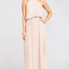 Show Me Your Mumu Heather Halter Dress ~ Dusty Blush Crisp 2 Show Me Your Mumu Heather Halter Dress ~ Dusty Blush Crisp