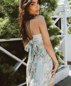 Show Me Your Mumu New Mu Lauren Tie Mini Dress ~ Island Floral 11 Show Me Your Mumu New Mu Lauren Tie Mini Dress ~ Island Floral