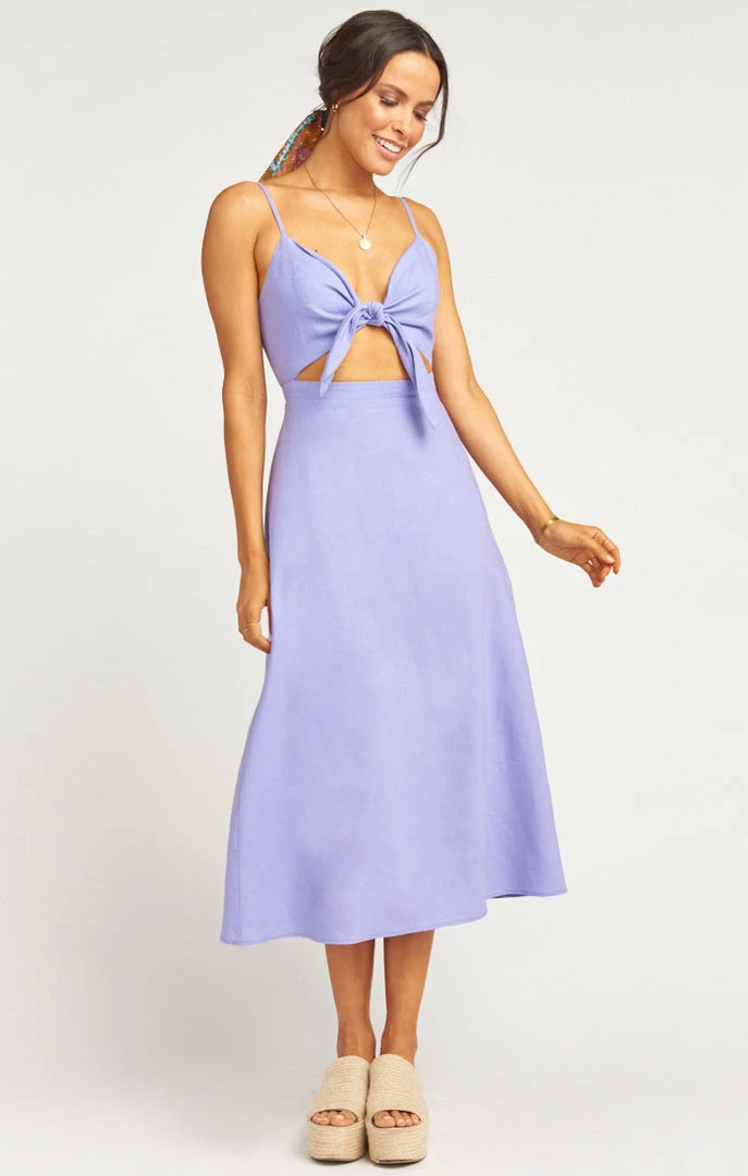 Show Me Your Mumu Clothes Moby Tie Maxi ~ Starling Linen 3 Show Me Your Mumu Clothes Moby Tie Maxi ~ Starling Linen