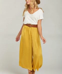 Show Me Your Mumu Explorer Pants ~ Mustard Sheen 20 Show Me Your Mumu Explorer Pants ~ Mustard Sheen