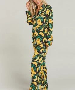 Show Me Your Mumu Paige PJ Set With Eye Mask ~ Gone Bananas