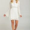 Show Me Your Mumu Naomi Mini Dress ~ Buckingham Lace White Clothes 2 Show Me Your Mumu Naomi Mini Dress ~ Buckingham Lace White Clothes