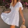 Show Me Your Mumu Alyssa Mini Dress ~ White Voile