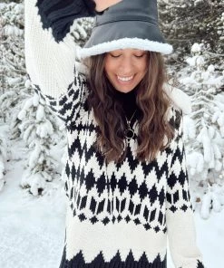 Show Me Your Mumu Sun Valley Pullover ~ White With Faux Sherpa