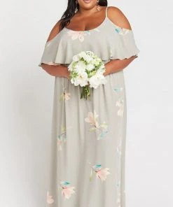 Show Me Your Mumu Dresses Caitlin Ruffle Maxi Dress ~ Lily Showers