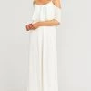 Show Me Your Mumu Bridesmaids Dresses Caitlin Ruffle Maxi Dress ~ Wedding Cake Chiffon