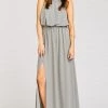 Show Me Your Mumu Heather Halter Dress ~ Soft Charcoal Crisp Bridesmaids Dresses 2 Show Me Your Mumu Heather Halter Dress ~ Soft Charcoal Crisp Bridesmaids Dresses
