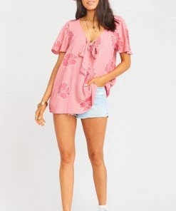 Show Me Your Mumu Flutter Top ~ Lovey Floral Maternity