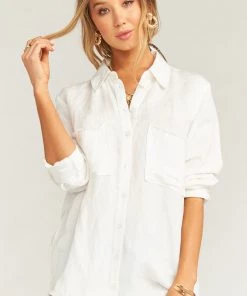 Show Me Your Mumu Marcella Shirt ~ Beachy Linen
