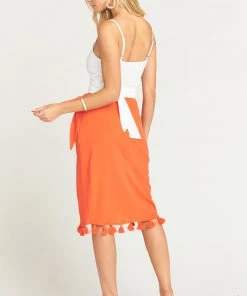 Show Me Your Mumu Anjolie Wrap Skirt With Tassels ~ Bellini 9 Show Me Your Mumu Anjolie Wrap Skirt With Tassels ~ Bellini