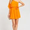 Show Me Your Mumu Dresses Trish Dress ~ Tangerine Chiffon 1 Show Me Your Mumu Dresses Trish Dress ~ Tangerine Chiffon