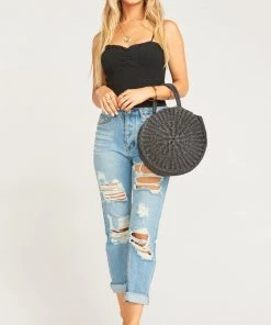 Show Me Your Mumu Emanuelle Smocked Top ~ Black Clothes