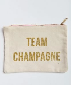 Show Me Your Mumu Team Champagne Makeup Bag ~ Natural/Gold