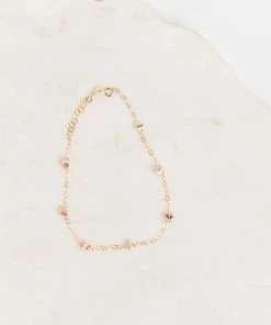 Show Me Your Mumu Ki.ele Jewelry ~ Mini Puka Shell Anklet ~ 14K Gold Accessories