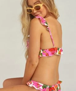 Show Me Your Mumu Carolina Ruffle Top ~ Bahama Mama