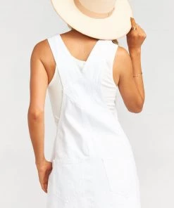 Show Me Your Mumu Georgia Overalls Dress ~ Foam White 8 Show Me Your Mumu Georgia Overalls Dress ~ Foam White