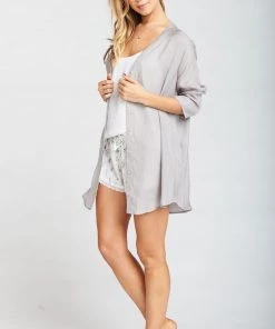 Show Me Your Mumu Downtown Tunic ~ Silver Dollar Satin Clothes